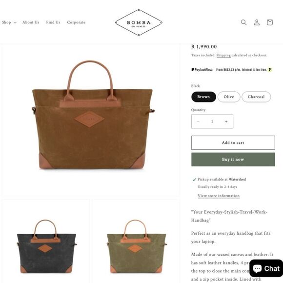 BOMBA®  |  KERALA BAG™  |  LEATHER/CANVAS TOTE  |  UTILITY  |  XLNT  | - Picture 8 of 16